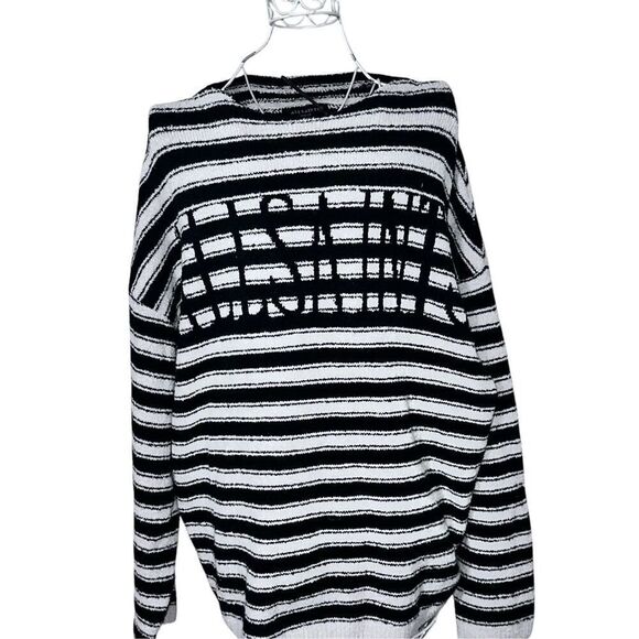 NEW WITH TAGS  $198 retail Beautiful All Saints Marty Oversized Crewneck RIVEN S - Picture 1 of 15